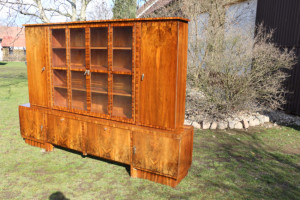 Bücherschrank Antik Möbel - Nussbaum 2