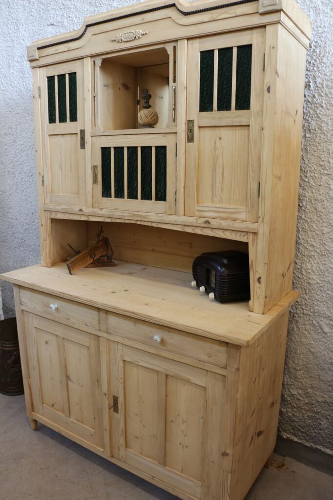 Miniatur Buffetschrank 8x10,1 Cm Aus Holz – Deko Für Puppenhäuser, Wichtelszenen & Miniaturwelten