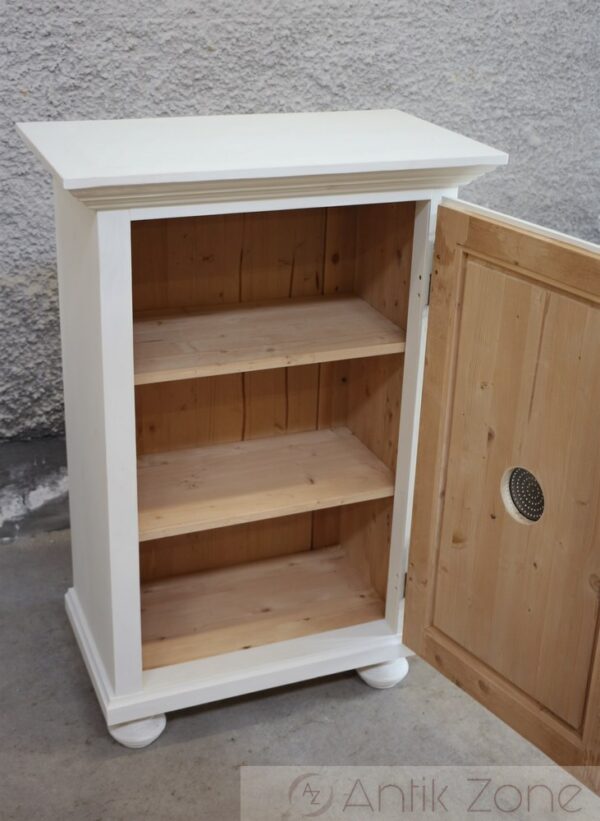 Brotschrank weiss | Massivholz – Bild 3