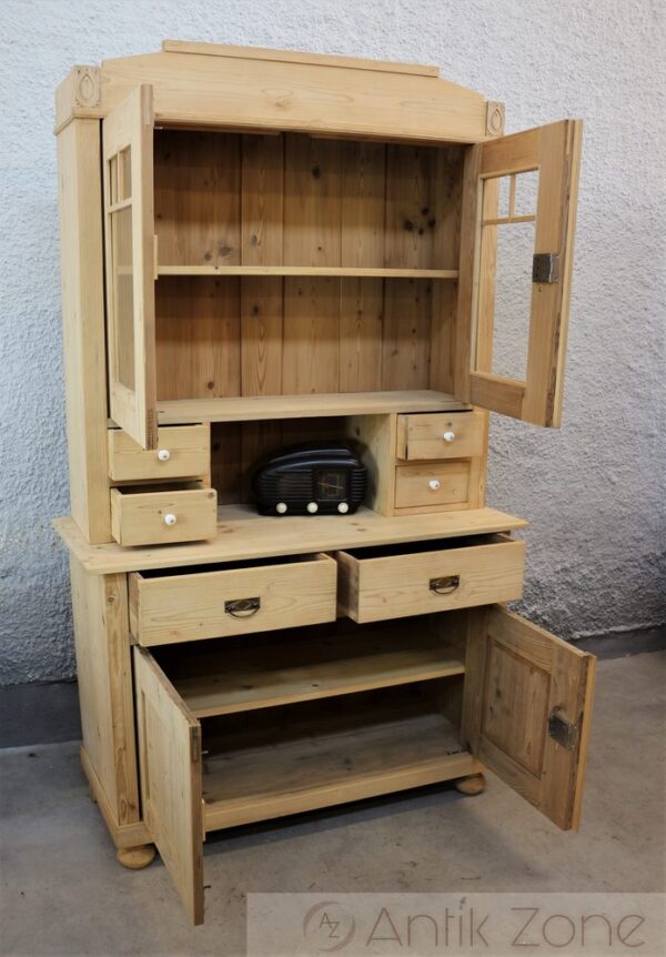 Küchenschrank Antik Weichholz – Bild 9