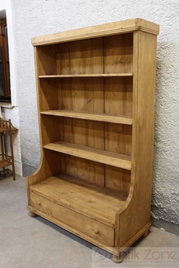 Naturholz Bücherschrank