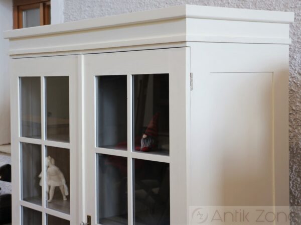 Vitrinenschrank weiß – Bild 6