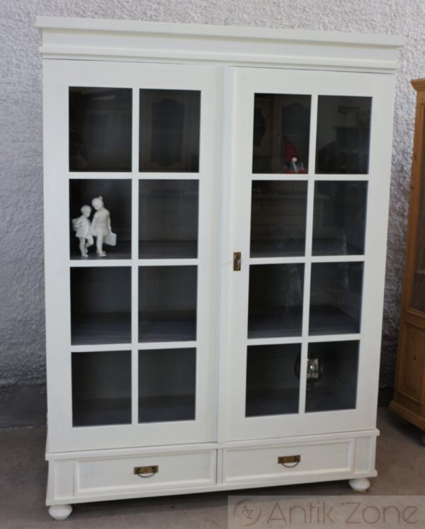 Vitrinenschrank weiß – Bild 7