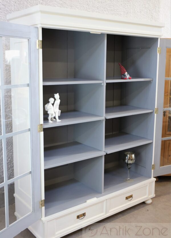 Vitrinenschrank weiß – Bild 8