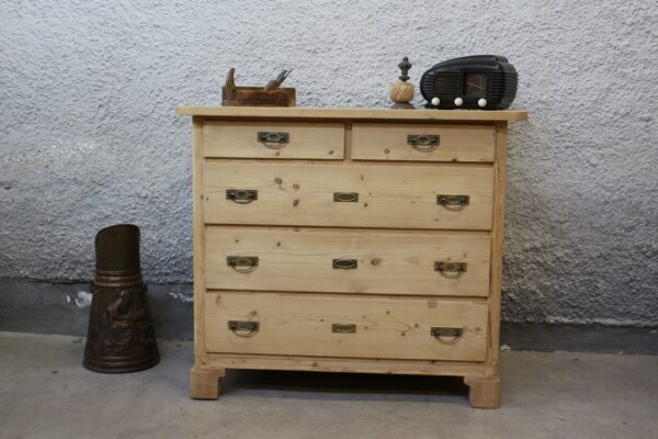 Holzkommode mit Schubladen | Original – Bild 8
