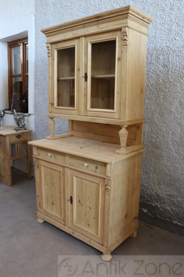 Küchenschrank Antik Weichholz – Bild 4