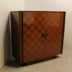 Jindřich Halabala Art Deco Kleiderschrank aus Nussholz