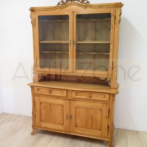 Originales gewachstes Küchenbuffet aus Massivholz