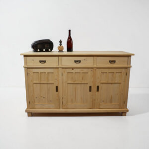 Jugendstil Kommode Massivholz Fichte 150 cm NATUR gewachst